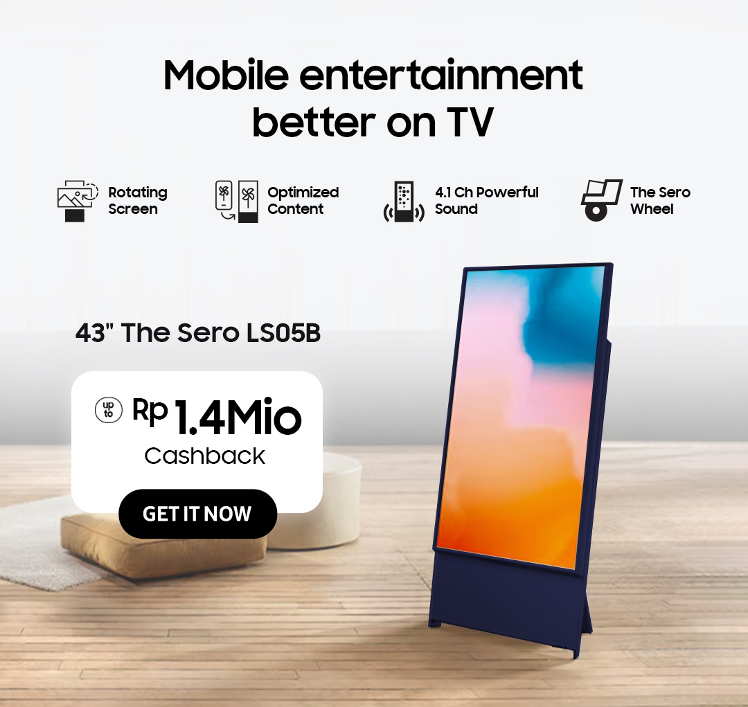 Mobile entertainment better on TV | 43" The Sero LS05B