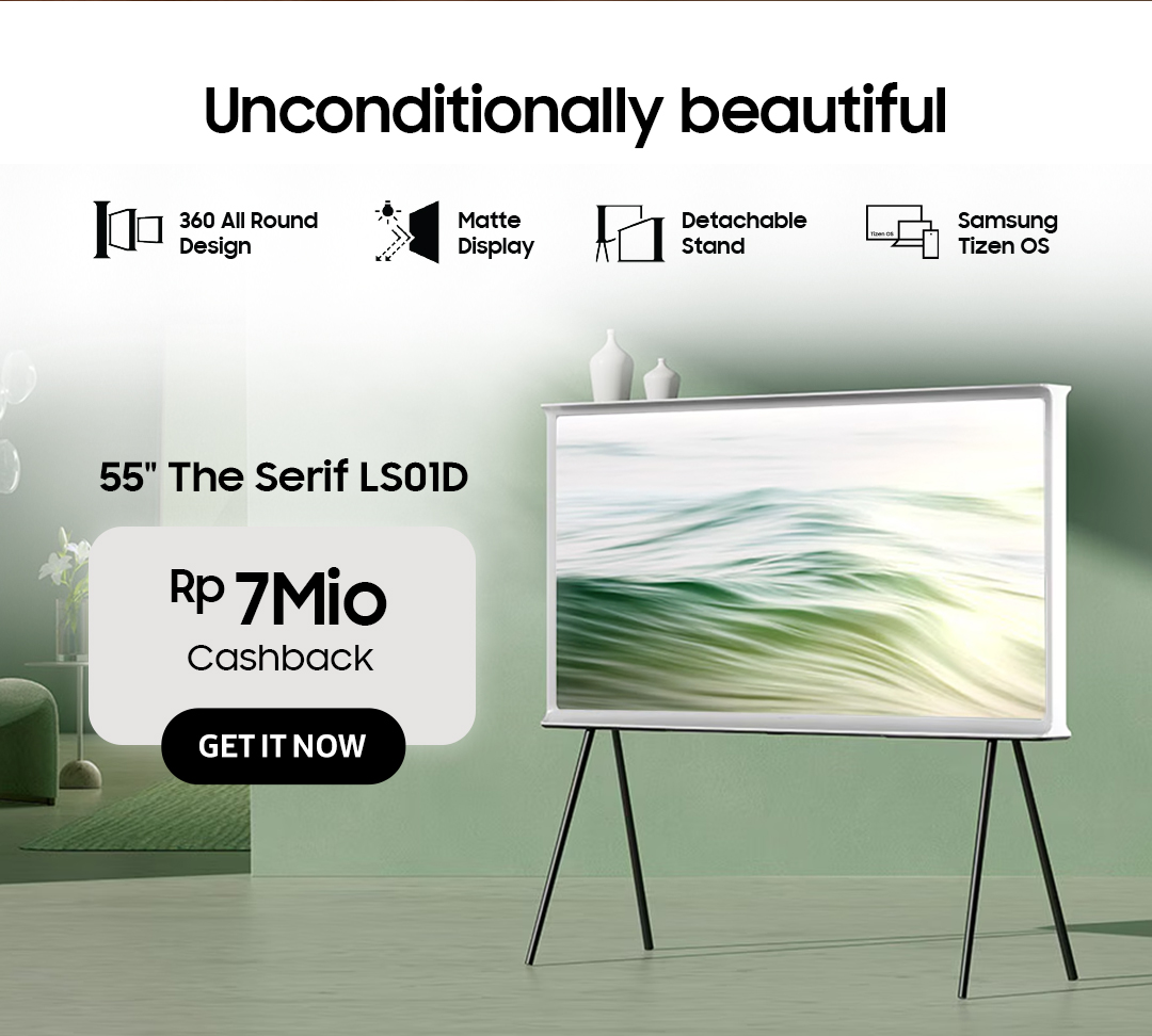 Unconditionally beautiful | 55" The Serif LS01D