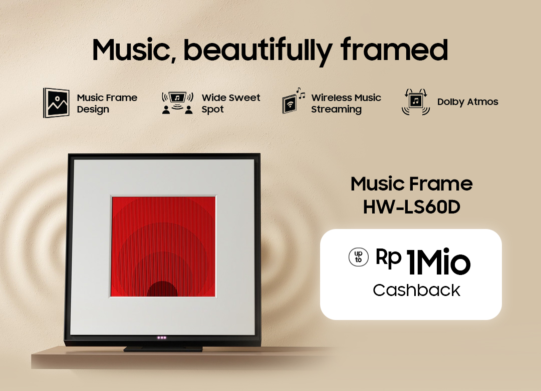 Music, beautifully framed | Music Frame HW-LS60D